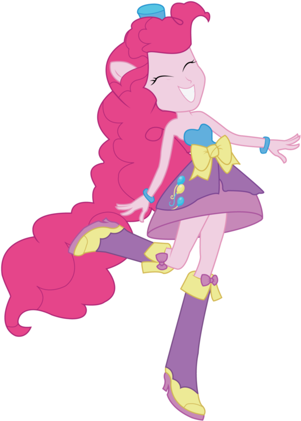 Pinkie Pie Images Pinkie Pie Equestria Girls Vector - Equestria Girls Pinkie Pie Dress (894x894), Png Download