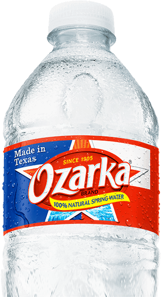 Everything's Greater In Texas - Ozarka Water, 100% Natural Spring - 20 Oz (348x582), Png Download
