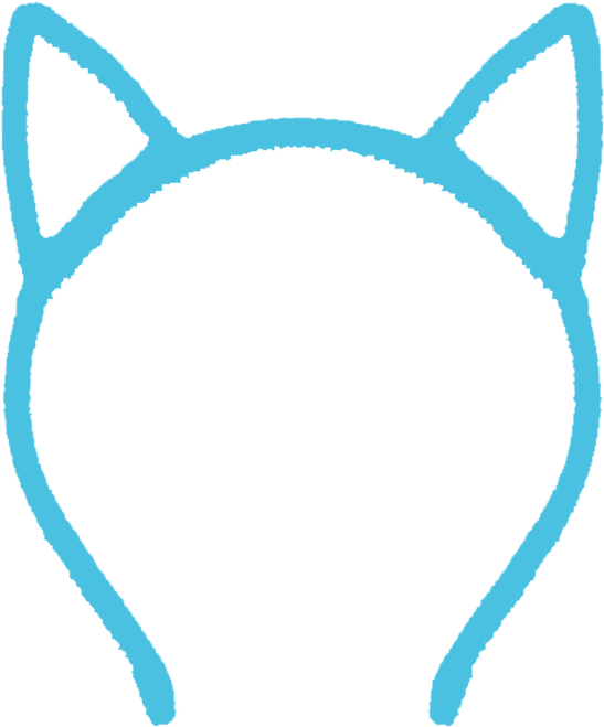 Tour De Meow Fuzzy Cat Ears - Headband (744x685), Png Download