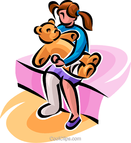 Little Girl With A Broken Leg Royalty Free Vector Clip - Clip Art (438x480), Png Download