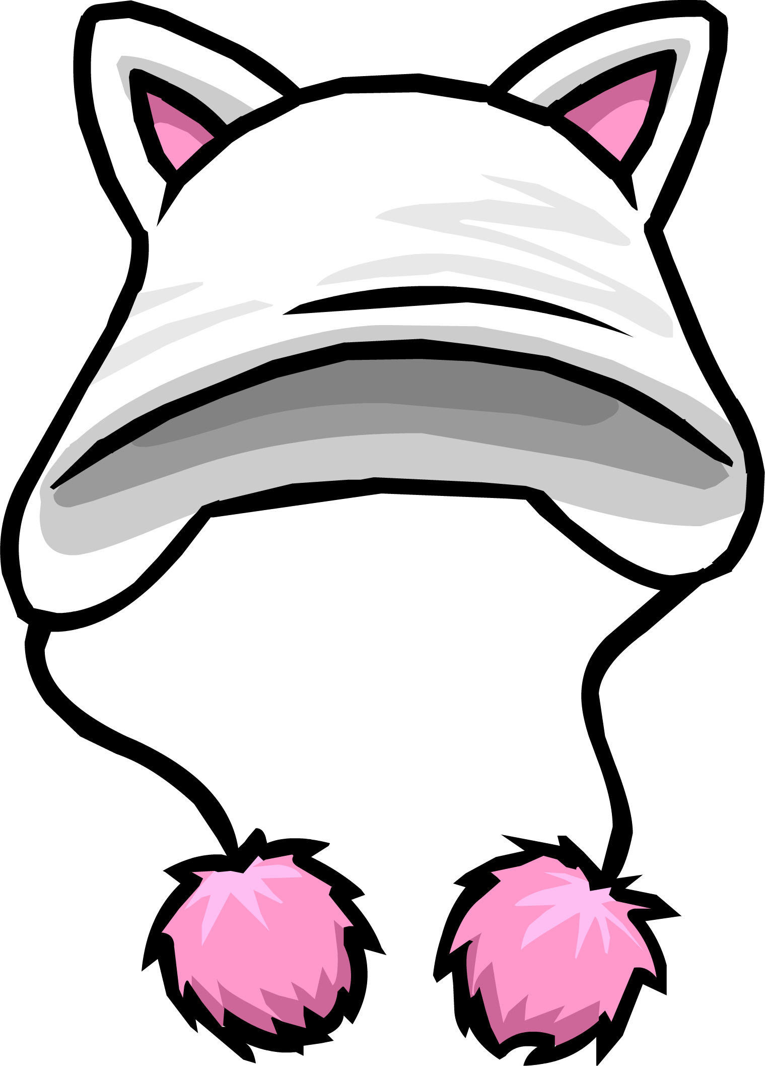 Kitty Kat Toque - Club Penguin Kitty Kat Toque (1519x2115), Png Download