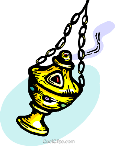Incense Royalty Free Vector Clip Art Illustration Vc065632 - Incenso Clipart (381x480), Png Download