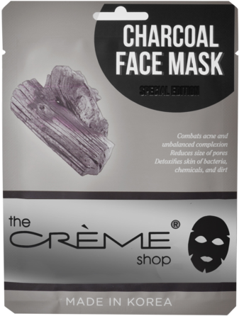 Charcoal Face Mask *special Edition* - Creme Charcoal Face Mask Collection Special Edition (550x550), Png Download