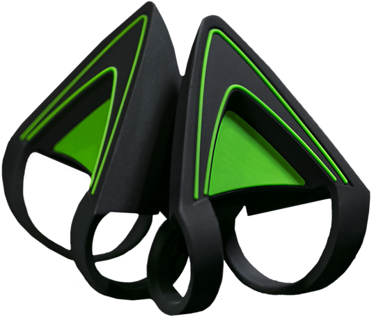 Razer Kitty Ears За Razer Kraken - Razer Kraken Kitty Ears Green (1280x853), Png Download