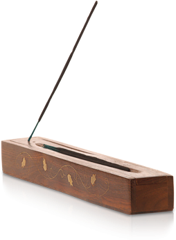 Incense Holder, Big, Incl - Maharishi Ayurveda Räucherstäbchenhalter Mit Vorratsbox (545x390), Png Download
