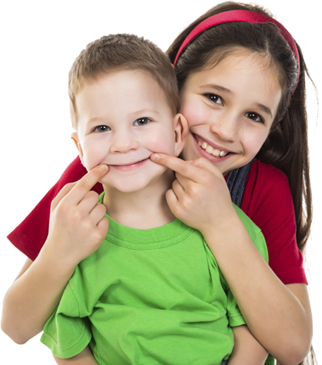 Creating A Community Of Acceptance And Understanding - Dos Niños Felices Juntos (457x519), Png Download