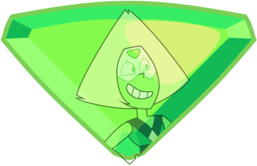 Steven U - Papercraft Da Gem Peridot (960x720), Png Download