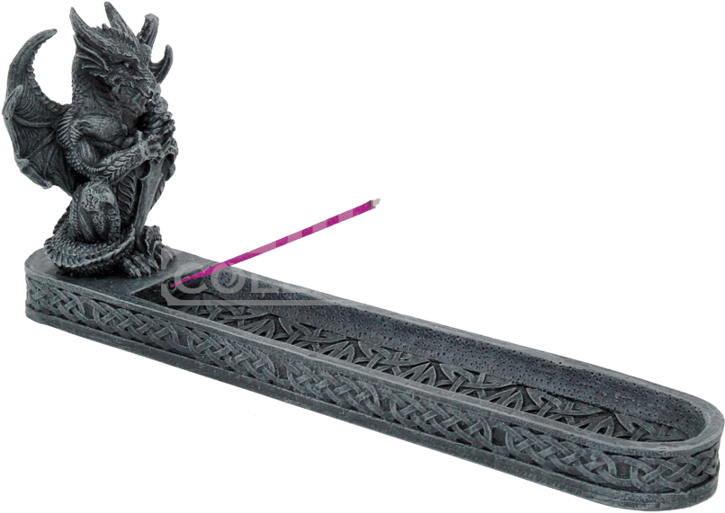 Celtic Dragon With Sword Incense Burner - Pacific Dragon Incense Burner #9392 (850x850), Png Download