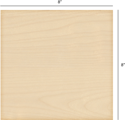 Wood Panel Square - Wood (500x500), Png Download