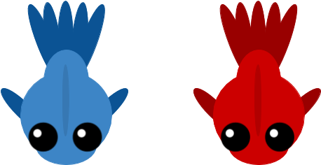 Artisticbeta Fish - Mope Io Beta Fish (960x720), Png Download