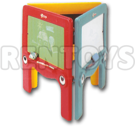 Pizarron Triple Rotoys - Child (584x549), Png Download