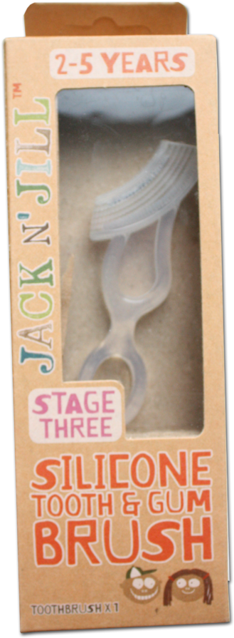 Jack N' Jill Silicone Brush For Teeth And Gum - Toothbrush (1080x1080), Png Download