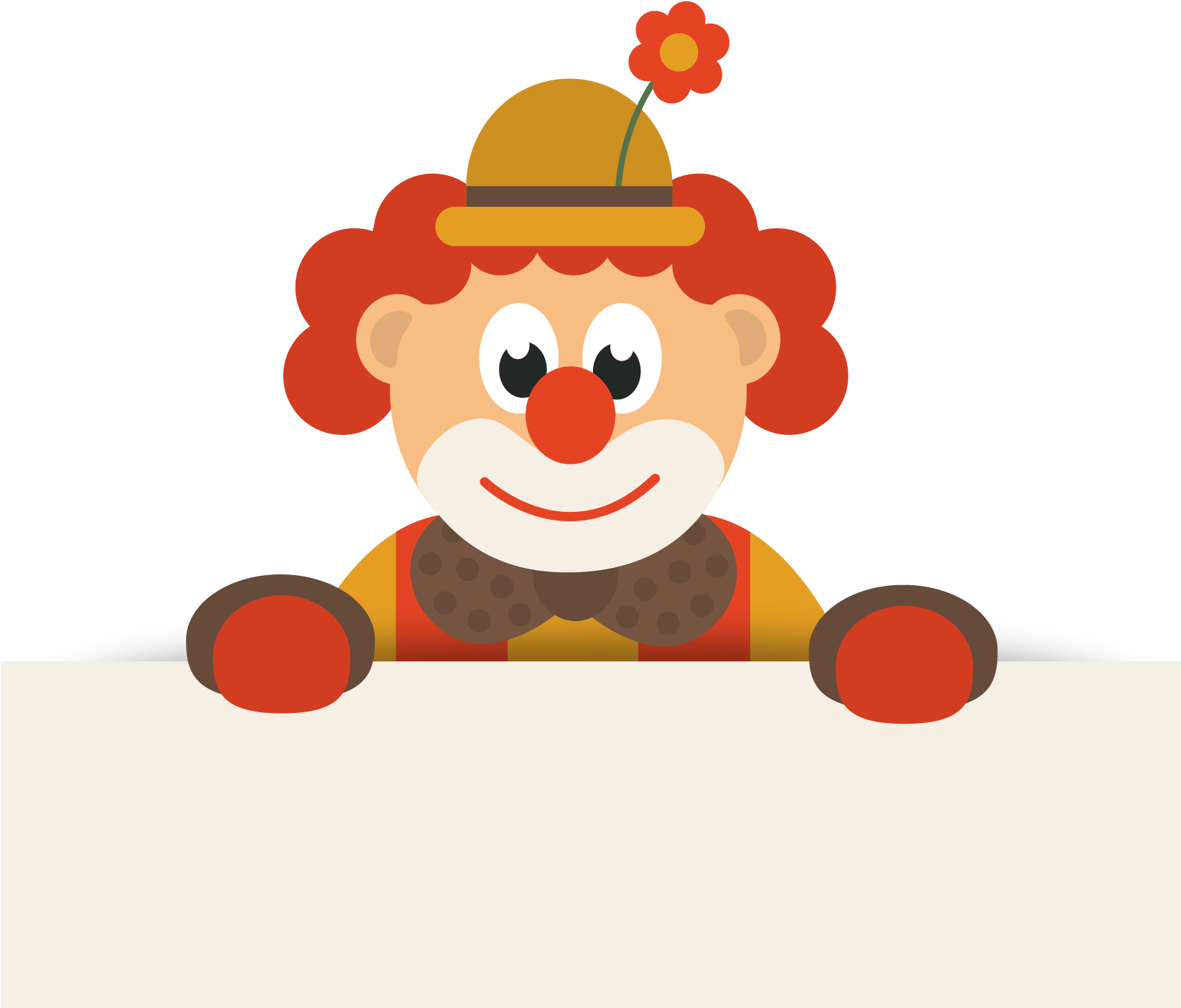 Clown Cartoon Circus Clip Art - Cute Cartoon Clown (2083x2083), Png Download