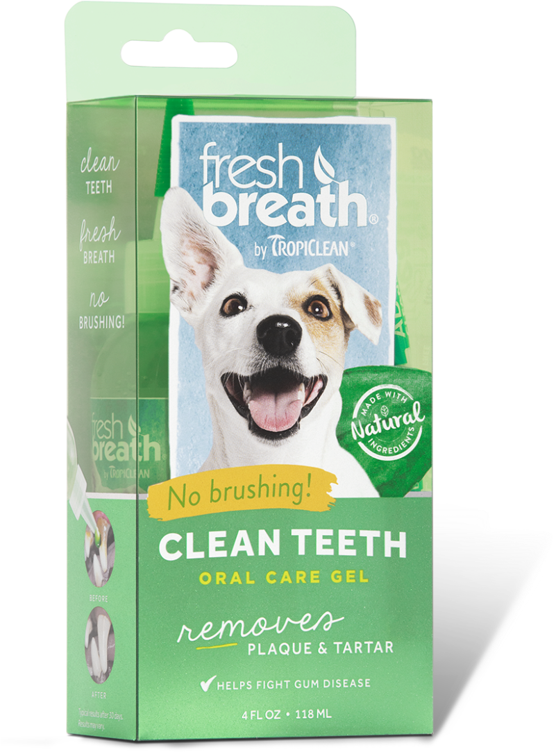 Rollover To Zoom - Tropiclean Clean Teeth Gel, 118 Ml (800x1169), Png Download