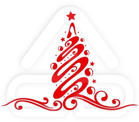 Arvore Natal Vermelha Png (500x500), Png Download