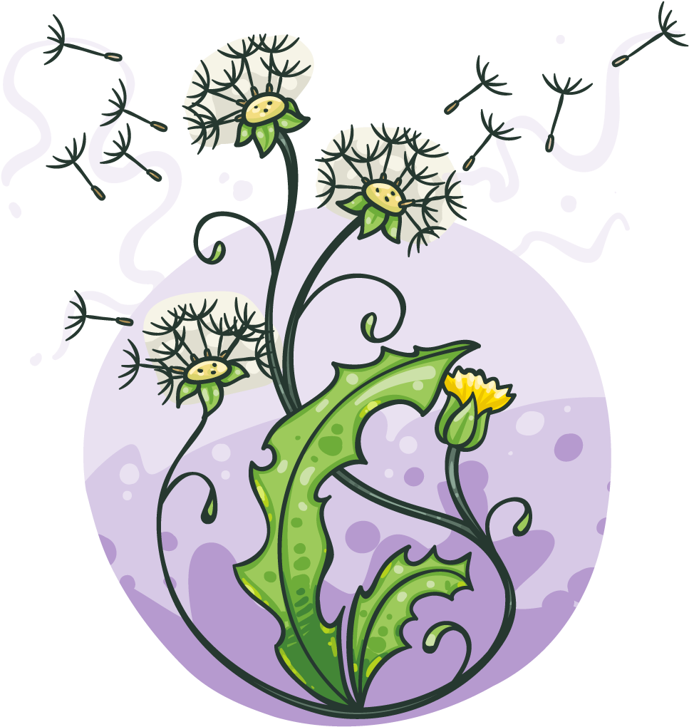 Dandelion Wishes - Illustration (1024x1024), Png Download