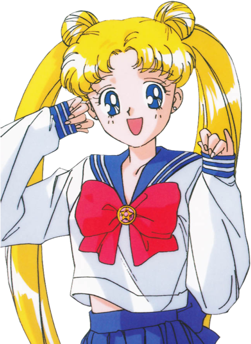 #sailor Moon#sailor Mercury#sailor Mars#sailor Jupiter#sailor - Sailor Moon (500x698), Png Download