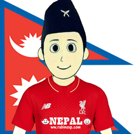 Liverpool Fc Fan From Nepal - Nepali Boy Clipart (463x463), Png Download