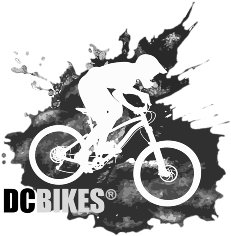 Dcbikes - Mountain Bike Silhouette (484x487), Png Download