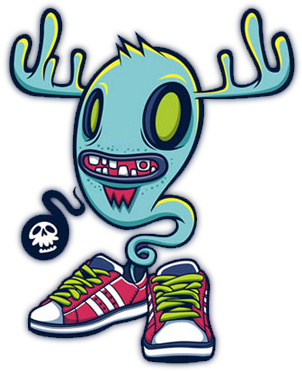 De Graffiti Doodles, Graffiti Drawing, Graffiti Art, - Monstruo Animado Png (318x388), Png Download