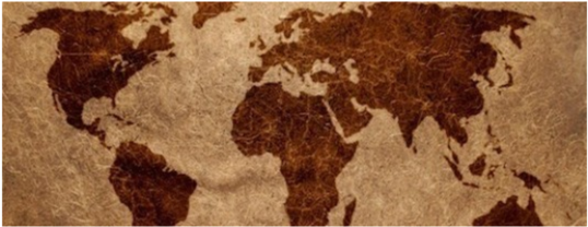 World Map Iphone 7 Plus Case (1000x340), Png Download