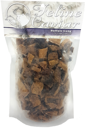 Feline Caviar Buffalo Lung Treats For Cat & Kittens - Feline Caviar Buffalo Liver Cat Treats, 4-oz Bag (400x475), Png Download