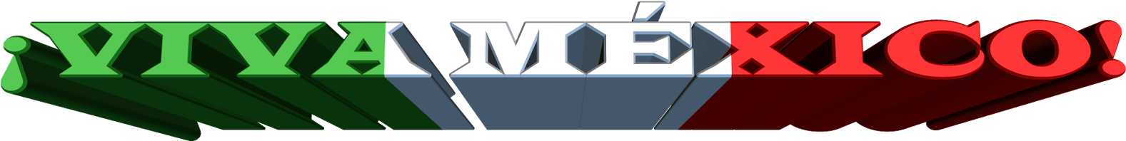 La Colección De Este Texto Cuenta Con Mas De 30 Diseños, - Texto Viva Mexico Letra (1600x400), Png Download