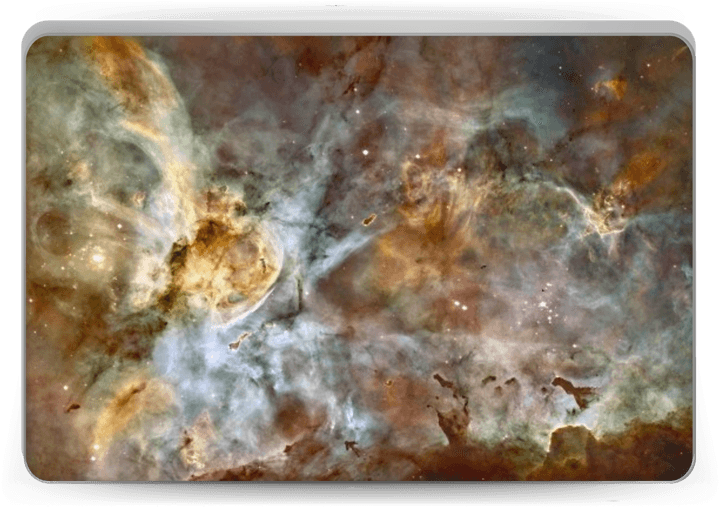 Blue, Orange Galaxy - Carina Nebula (800x533), Png Download