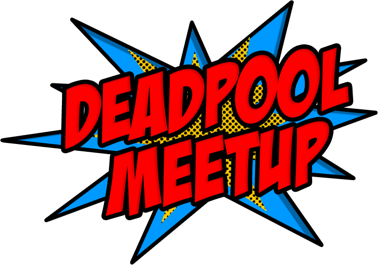 Nycc Deadpool Meetup In Times Square - Graphic Design (775x543), Png Download