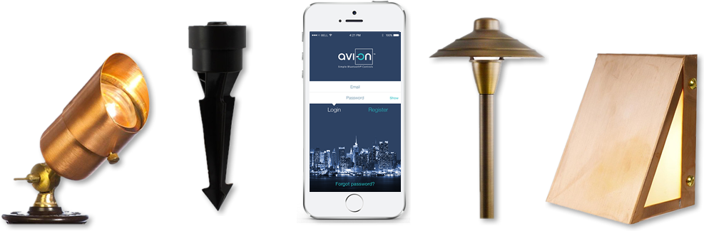 Avi On Outdoor Lighting Control System Allows You To - Iphone (1000x417), Png Download