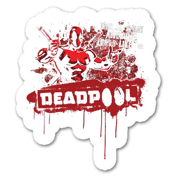 Deadpool Tee Final Stickermask - Blizzard Entertainment Deadpool X360 (600x600), Png Download