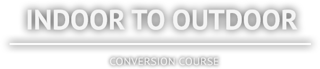 Indoor To Outdoor Conversion - Skill (669x189), Png Download