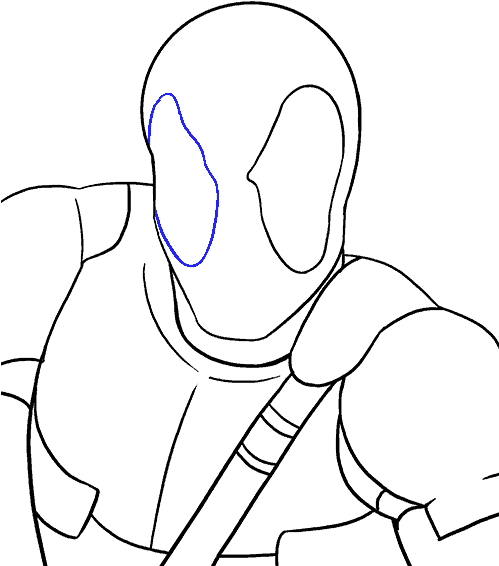 How To Draw Deadpool - Drawing (678x600), Png Download