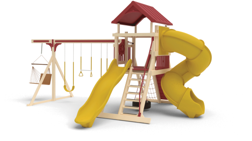View The Full Image Recycled Vinyl Turbo Mountain Climber - Playground Slide (541x350), Png Download