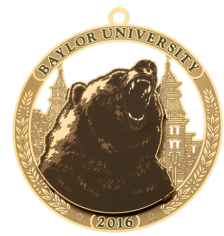 Baylor Bear Ornament - Baylor University (475x475), Png Download