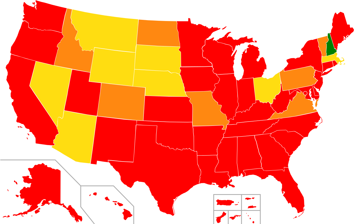 Seat Belt Laws Usa (1200x742), Png Download