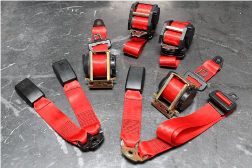 Pre-order E30 Custom Color Seat Belts - Bmw E46 Red Seat Belts (500x500), Png Download