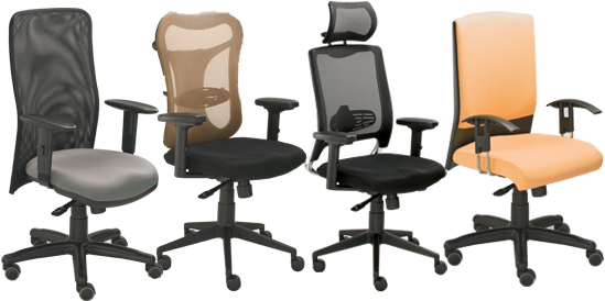 Computer Chairs Sales - Office Furniture In Chennai (550x280), Png Download