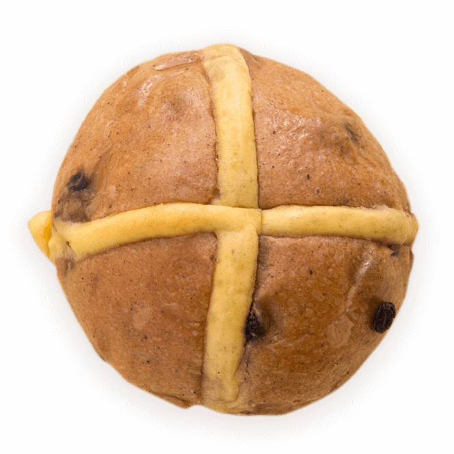 Previous Bun Next Bun - Hot Cross Bun (664x664), Png Download
