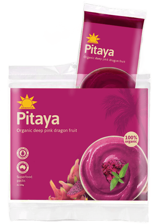 Organic Pink Pitaya - Pitaya Tea (506x748), Png Download