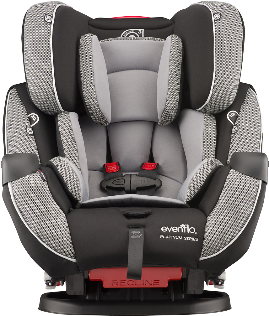 Images - Evenflo Symphony Dlx Car Seat One Size (1200x1200), Png Download
