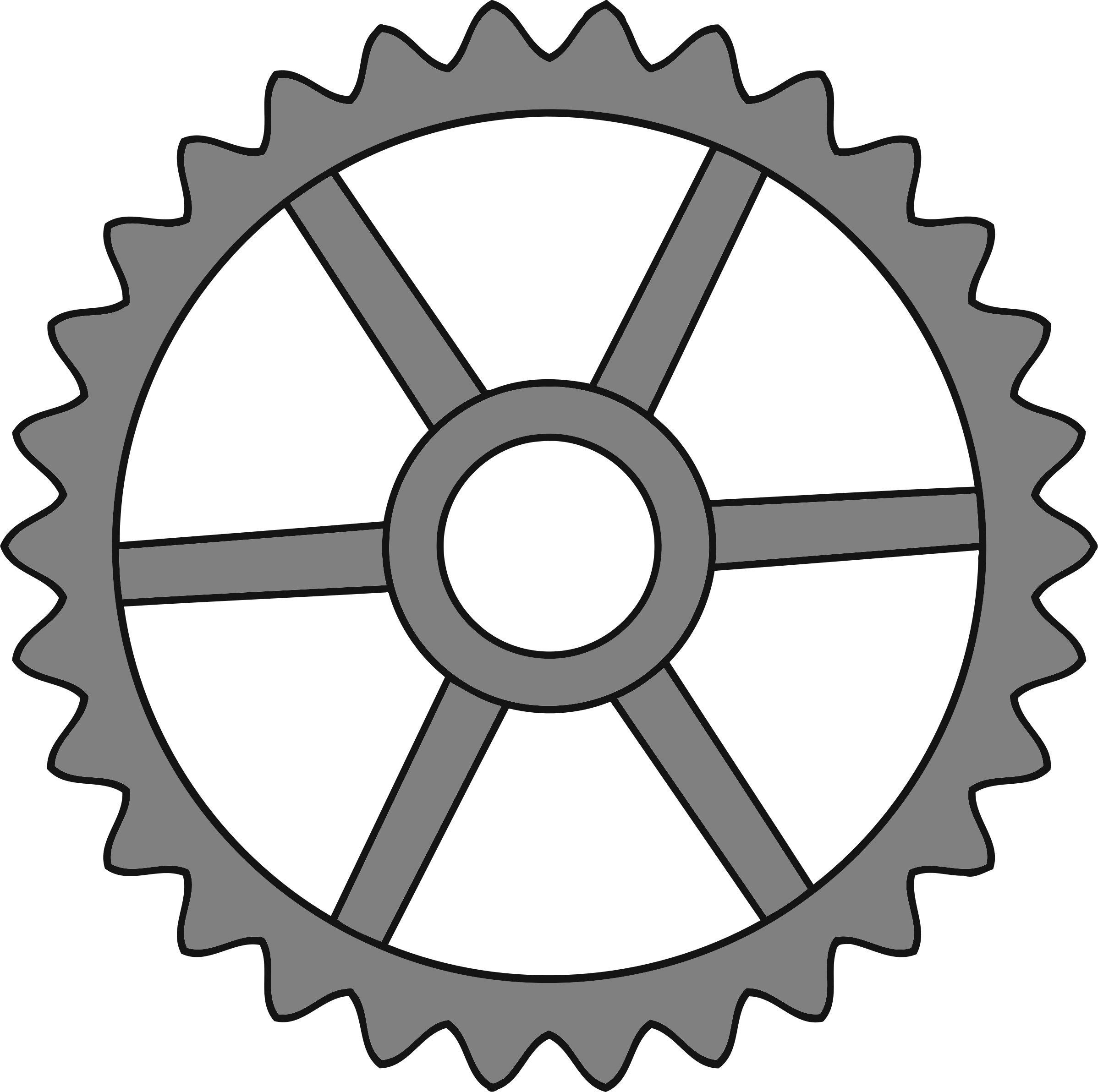 This Free Icons Png Design Of 30-tooth Gear With Trapezium (2396x2384), Png Download