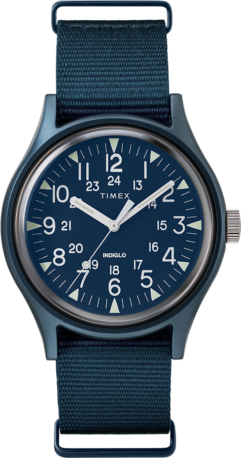Mk1 Aluminum 40mm Fabric Watch Blue Large - Timex - Mk1 - Watches (blue/blue) (750x900), Png Download