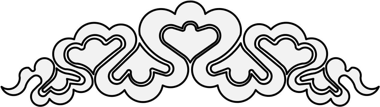 Cloud - Heart (1267x506), Png Download