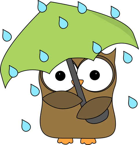 Rain Clipart Cute - Rain Clip Art (478x500), Png Download