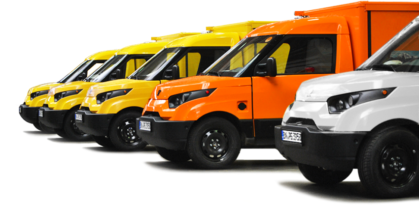 Dhl Electric Last Mile Delivery (860x576), Png Download