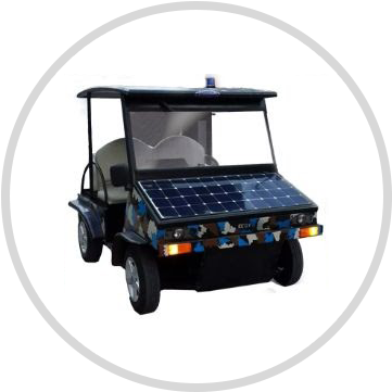 Eco-1 Solar Electric Golf/passenger Cart - Electric Vehicle (384x368), Png Download