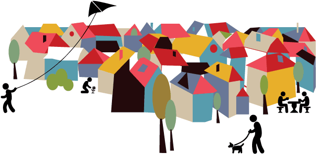 Homes North Houses-people - Home (668x333), Png Download