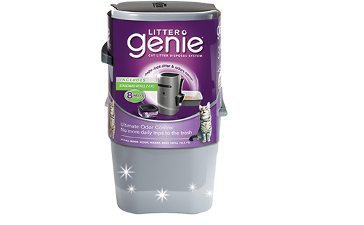 Slider Bg Pail New - Litter Genie Plus Cat Litter Disposal System (555x343), Png Download
