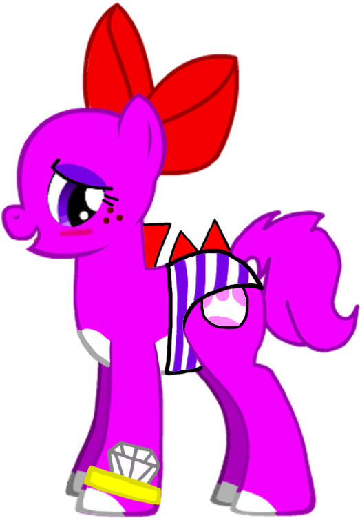 Birdo Images Birdo As A Pony Being Charmed/blushing-striped - Photograph (537x768), Png Download